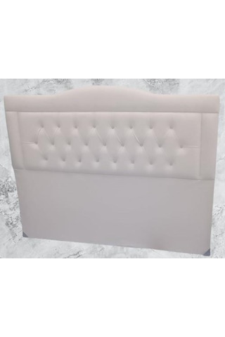 Dk El Yapımı Suni Deri Kumaş Çift Kişilik Başlık 150 CM Krem