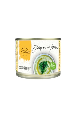 Talia Jalapeno Humus 200g Teneke