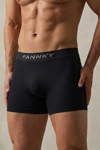 Fit Women Erkek Casual Comfort Günlük 3 Lü Siyah Boxer
