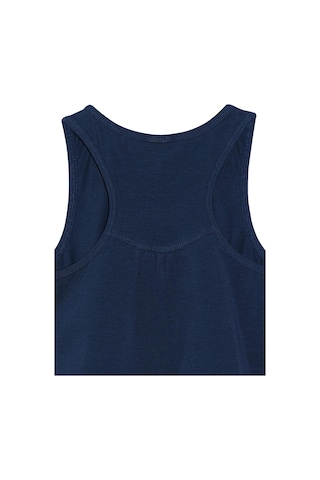 Lovetti Açık Lacivert Kız Çocuk Arka Büzgülü Yüzücü Atlet Açık Lacivert