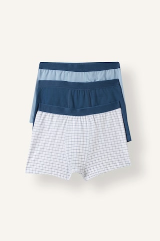 Defacto Ribana Kareli Ve Düz 3lü Boxer Erkek Çocuk G8557a826aube789 Mavi-be789