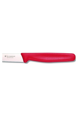 Victorinox 11 Cm Bıçak, Naylon, Kırmızı, 30 X 5 X 5 Cm İle Domates Bıçağı Genel