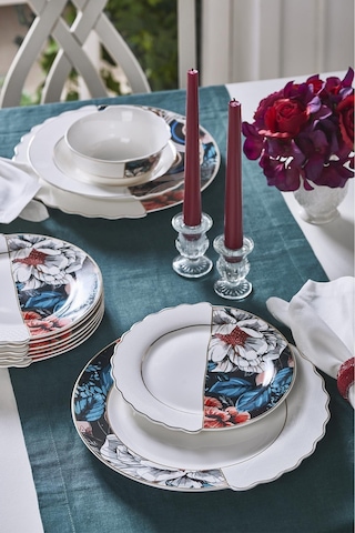 Neva N3508 Fion Hibrit 24 Parça 6 Kişilik Yemek Takımı