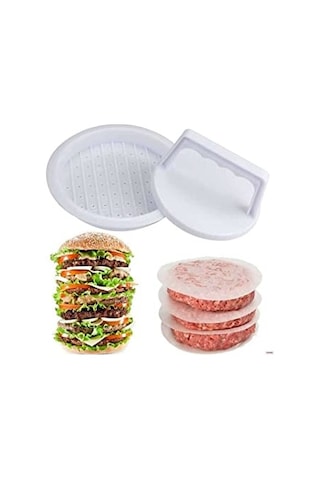 Safestore Hamburger Köfte Kalıbı Köfte Presi Şekillendirici Burger Press Pratik Köfte Yapma Aparatı 05940479