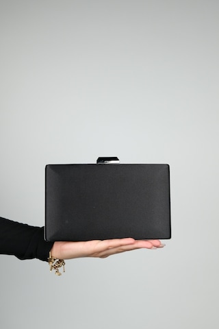 Luvishoes Dallas Siyah Saten Kadın Abiye Çanta Çok Renkli