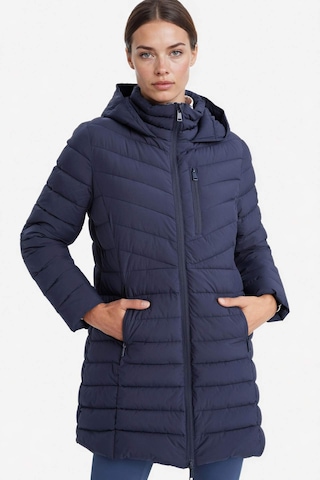 Defacto Defactofit Su İtici Regular Fit Kapüşonlu Şişme Parka Mont C6035ax25wnnv251 Lacivert-nv251