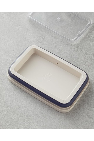 English Home Colessa Plastik Saklama Kabı, 700 Ml, Krem Sku: Smg8690010189424 Açık