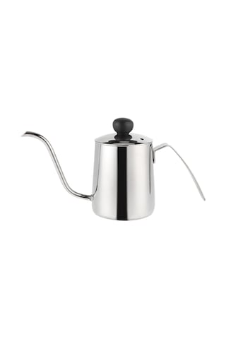 Manuel Demleme İçin Uzun Ağızlı Su Isıtıcısı, Ergonomik Saplı Paslanmaz Çelik Kahve Potu, Rahat Saplı Pour Over Kahve Potu Ve Diğer