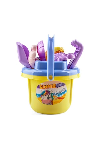 Erdem Toys Unicorn Figürlü Kova Kürek Seti - Sarı