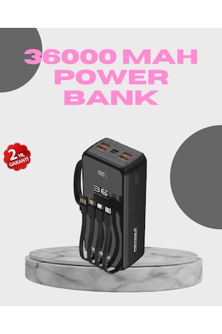 Yüksek Kapasiteli Powerbank Hızlı Şarj Ve Kablosuz Destekli Diğer