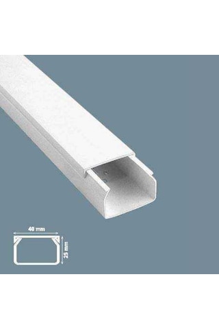 Mutlusan 40X25 Mm Kablo Kanalı Canalex (Yapışkan Bantlı)
