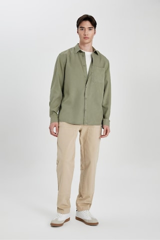 DeFacto Regular Fit Basic Düz Tensel Uzun Kollu Gömlek B2907AX24SPKH465