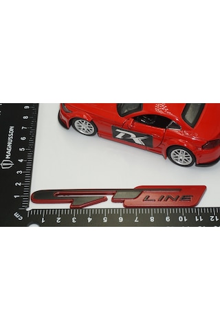 Dk Kia Gt Line Ön Panjur Vidalı 3d Siyah Kırmızı Metal Logo