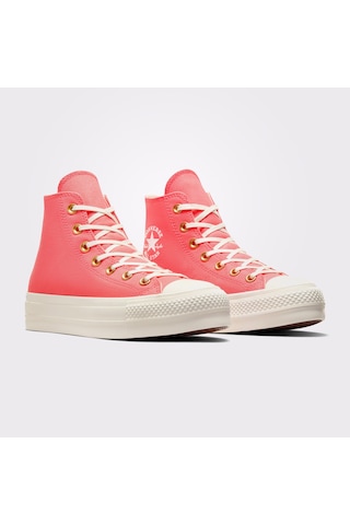 Converse Chuck Taylor All Star Lift Unisex Pembe Platform Sneaker