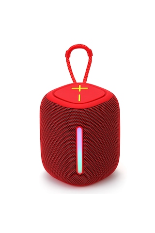 Hobimtek S06 Rgb Işıklı Kumaş Sd/aux Taşınabilir Şarjlı Bluetooth Hoparlör