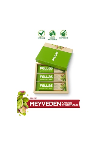 Fellas Antep Fıstıklı Kuruyemiş Bar 20g 6'lı Deneme Kutusu