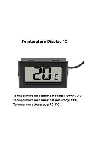 Boatshop1 6 Adet Lcd Ekranlı Mini Dijital Nem Ve Sıcaklık Termometresi Su Isıtıcısı Sera Kutuları İçin Dış Mekan Nem Ölçer Santigrat