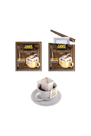 Gold Stone Filtre Kahve - Orta Kavrulmuş 16 X 8 Gr