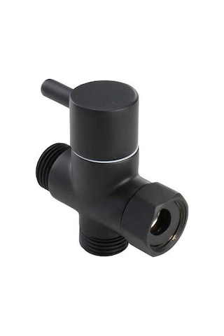 Trendooze Parlatma Yedek T Adaptör Yönlendirme Vanası Konnektörü Siyah Siyah