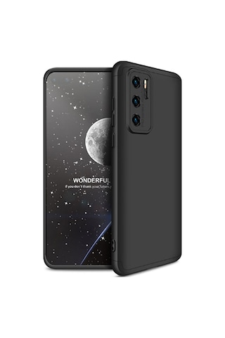 Huawei P40 Pro Kılıf Zore Ays Kapak Siyah