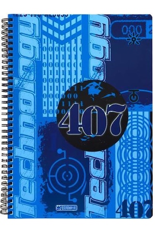 Özgün A4 Karton Kapak Spiralli Defter 120 Yp. Çizgili