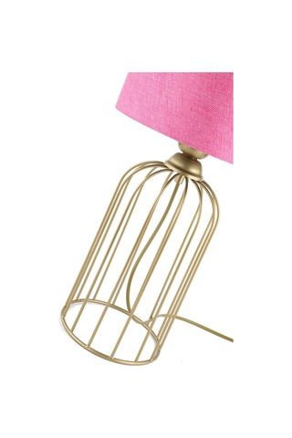 Tema Masa Lambası Eskitme Pembe Şapka