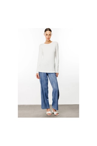 On Fashion Uzun Kol Kadın Basic Bluz 25y.on.blz.51303.01 Ekru