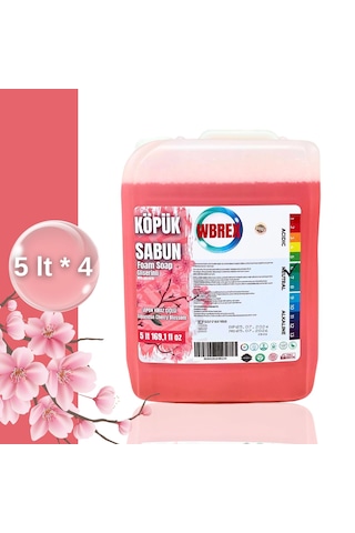 Wbrex Japon Kiraz Çiçeği Köpük Sabun 4 x 5 L