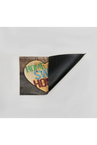 Home Sweet Yazılı Kauçuk İç Ve Dış Kapı Önü Paspası 40x70