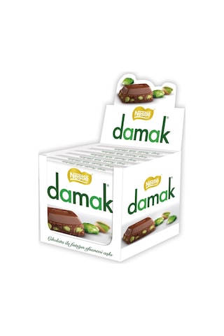 Nestle Damak Antep Fıstıklı Sütlü Kare Çikolata 6 x 60 G