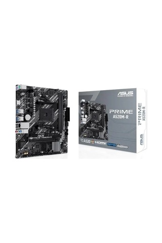 Asus Prıme A520m-r Ddr4 5100mhz 1xhdmı 1xm.2 Usb2.0 Matx Am4 Amd Am4 5000/4000 /3000 Serileri İle Uyumlu