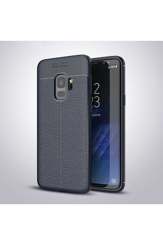 Samsung Galaxy Uyumlu S9 Kilif Deri Tarzi Niss Silikon Case 389468334