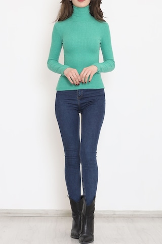 Mokashopin - Balıkçı Yaka Body Yeşil - 8338.1567. 001