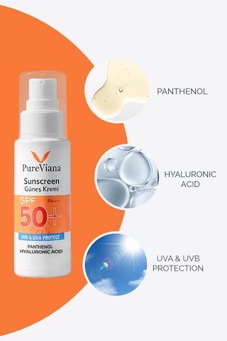 Pureviana Güneş Kremi SPF50+ Pa++++ 50 ML
