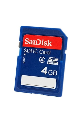 4gb Class 4 Sdhc Flash Memory Card- Sdsdb-004g-b35 Label May Change