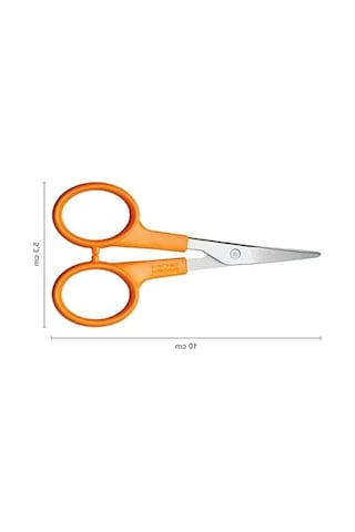 Kavisli Bıçaklı Manikür/nakış Makası - 10 Cm Uzunluk, Paslanmaz Çelik