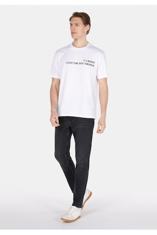 Colin's Colins Comfort Fit Yuvarlak Yaka Düz Erkek Beyaz Kısa Kol Tişört Cl1073786 Cl1073786 Q1.v2 Wht Beyaz