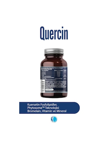 Tab İlaç Quertecin Fitozomal Kuersetin Bromelain 60 Kapsül Genel