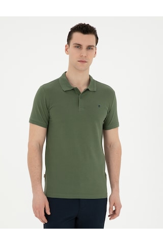 Pierre Cardin Erkek Haki Tişört Basic 50291625-vr027 Haki