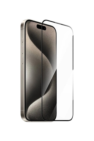 Logis Apple Uyumlu iPhone 16 Tam Kaplayan 5d Antistatik Ekran Koruyucu Cam