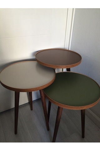 3'Lü Zigon Sehpa 16Mm Veya 18Mm Mdf Tabla (432535122)