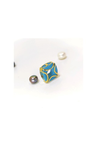 Altın Ürünler Asma Kilit Yuvarlak Çanta Kolye Ucu 14 Ayar