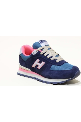 Hammer Jack Peru Lacivert Coral Kadın Hakiki Deri Sneakers Ayakkabı Lacivert