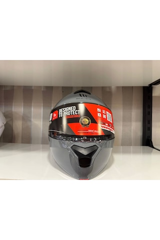 Kask Mt Genesis Sv A12 Çene Açılır Nardo Gri Nardo Gri
