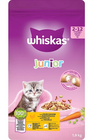Whiskas Junior Tavuklu Yavru Kedi Maması 1900 G