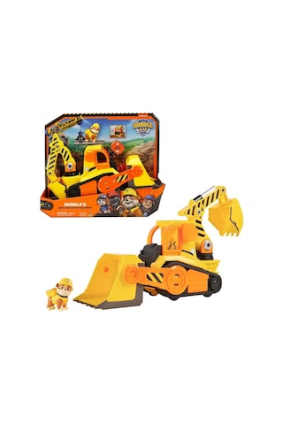 Spin Master Paw Patrol Sesli Ve Işıklı Rubble Crew Deluxe Buldozer 40 Cm Renkli