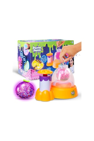 Doctor Squish Maker Station Neon, Parlak Simli Sukuşi Yapım Seti - Slime Yapma Seti - Doktor Sukuşi Renkli