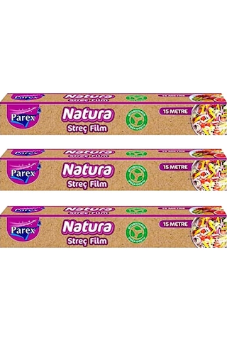 Natura Streç Film 15 Mt Üçlü Set