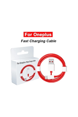 Tekageneoneplus Supervooc Hızlı Şarj Kablosu Type C - Oneplus 12/11/10 Pro/9/10t/9r/8t/8/7t/7/6 Uyumlu Chınablack2m
