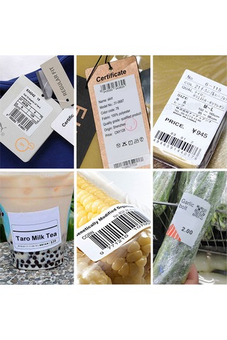 Dofolink Dp30 Serisi İçin Termal Etiket Kağıdı - Düz Dikdörtgen 70mmx80mm 95 Adet/rulman Beyaz Hidrosol Yapışkan 1 Rulo